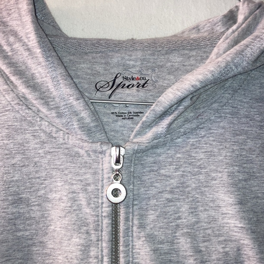 Style & Co Full Zip Hoodie - Picture 3 of 5
